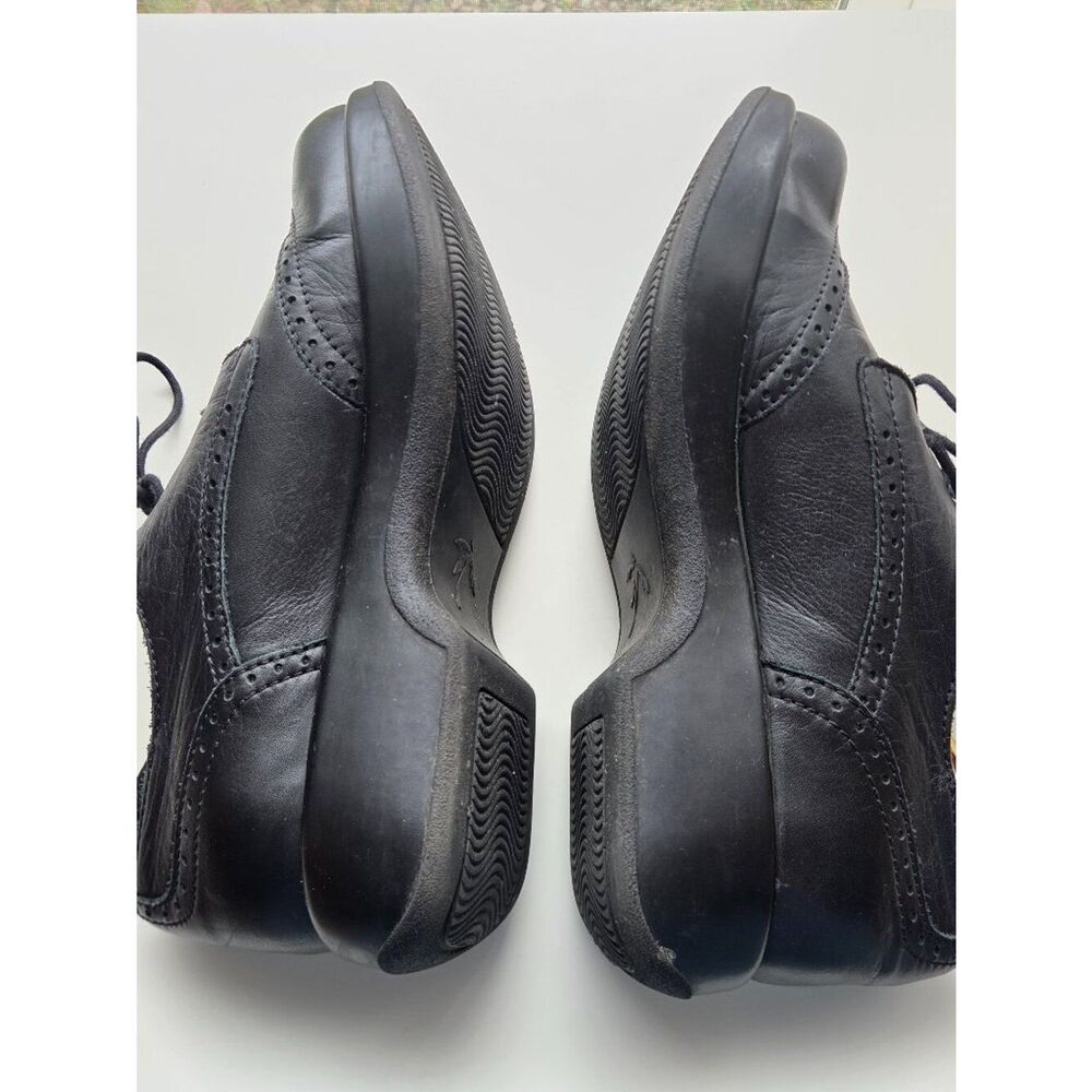 Dromedaris Hornbill Leather Comfort Lace Up Oxfords Size EU 42 Black Wingtip - Picture 6 of 9